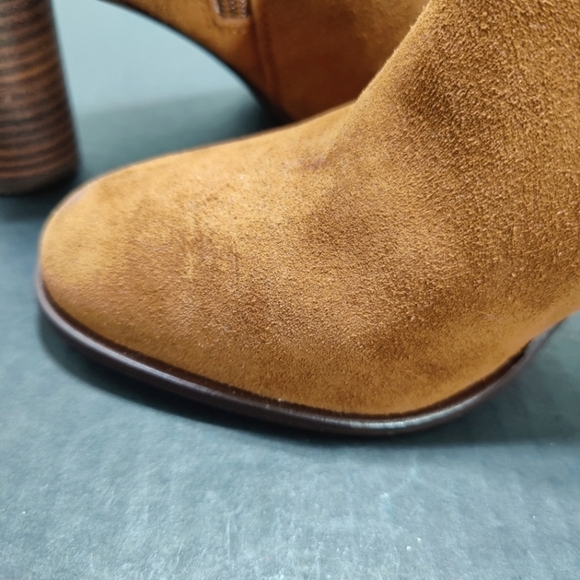 Draper James Cognac Brown Tegan Ankle Women's Booties Size 9 NWOT - Picture 4 of 10